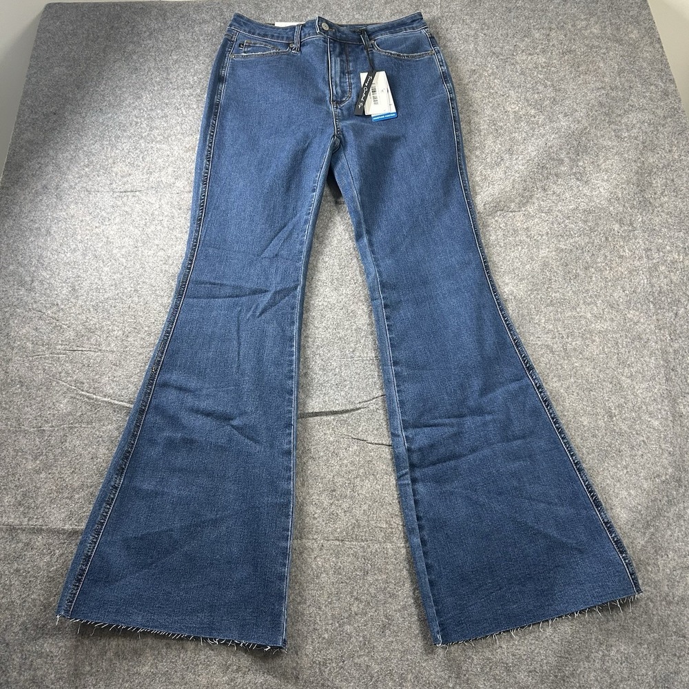 Judy Blue Jeans Women's Size 11/30 High Waist Flare Pants Medium Wash Stretch
